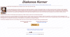 Desktop Screenshot of diakonoskorner.org