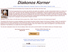 Tablet Screenshot of diakonoskorner.org